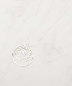 SHOO・LA・RUE / シューラルー ネックレス・ペンダント・チョーカー | ビッグゆれるダイヤ調パーツスライダーネックレス