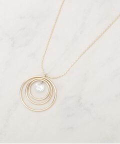 SHOO・LA・RUE / シューラルー ネックレス・ペンダント・チョーカー | ビッグゆれるダイヤ調パーツスライダーネックレス