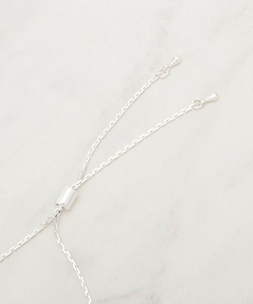 SHOO・LA・RUE / シューラルー ネックレス・ペンダント・チョーカー | ビッグゆれるダイヤ調パーツスライダーネックレス | 詳細3