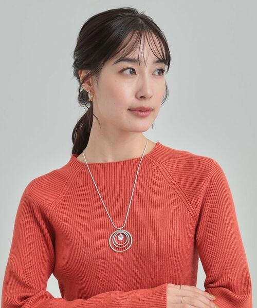 SHOO・LA・RUE / シューラルー ネックレス・ペンダント・チョーカー | ビッグゆれるダイヤ調パーツスライダーネックレス | 詳細5