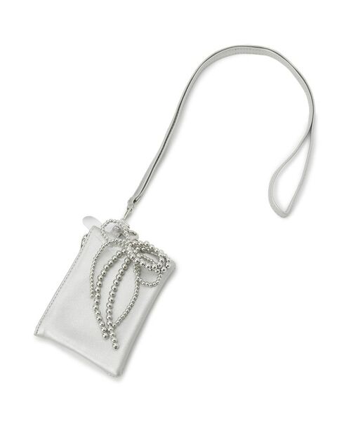 SHOO・LA・RUE / シューラルー キーホルダー・ストラップ | ポーチ&リボンストラップ(シルバー(006))