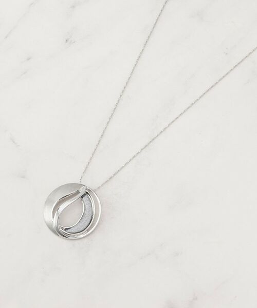 SHOO・LA・RUE/シューラルー つやなしエポサークルネックレス シルバー(006) 00 SHOO・LA・RUE/シューラルー つやなしエポサークルネックレス シルバー(006) 00
