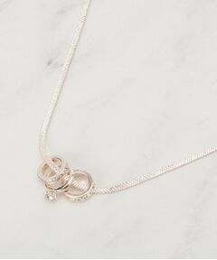 SHOO・LA・RUE / シューラルー ネックレス・ペンダント・チョーカー | ミニトリプルリングスネークショートネックレス