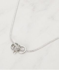SHOO・LA・RUE / シューラルー ネックレス・ペンダント・チョーカー | ミニトリプルリングスネークショートネックレス