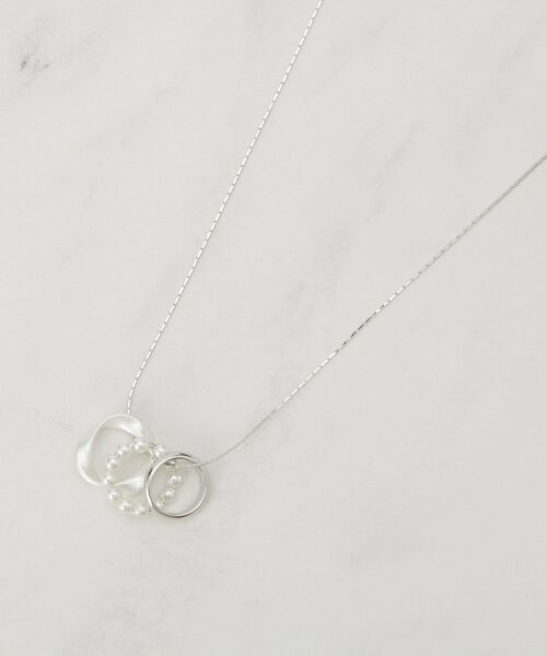 SHOO・LA・RUE / シューラルー ネックレス・ペンダント・チョーカー | フェイクパールミニリングネックレス | 詳細1