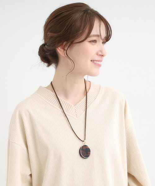 SHOO・LA・RUE / シューラルー ネックレス・ペンダント・チョーカー | スエード紐＆スネークモチーフネックレス | 詳細5