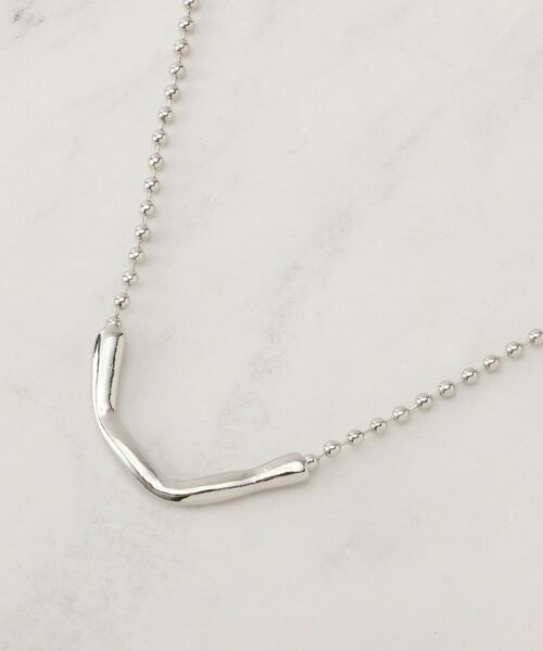 SHOO・LA・RUE / シューラルー ネックレス・ペンダント・チョーカー | カーブメタル＆ボールチェーン | 詳細1