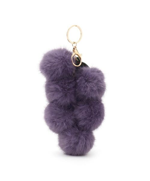 SHOO・LA・RUE / シューラルー キーホルダー・ストラップ | フェイクファーブドウチャーム | 詳細2