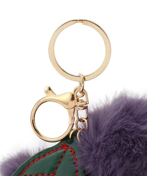 SHOO・LA・RUE / シューラルー キーホルダー・ストラップ | フェイクファーブドウチャーム | 詳細3