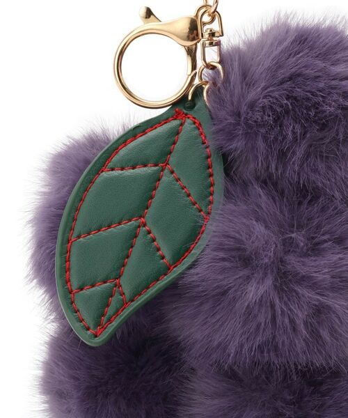 SHOO・LA・RUE / シューラルー キーホルダー・ストラップ | フェイクファーブドウチャーム | 詳細4