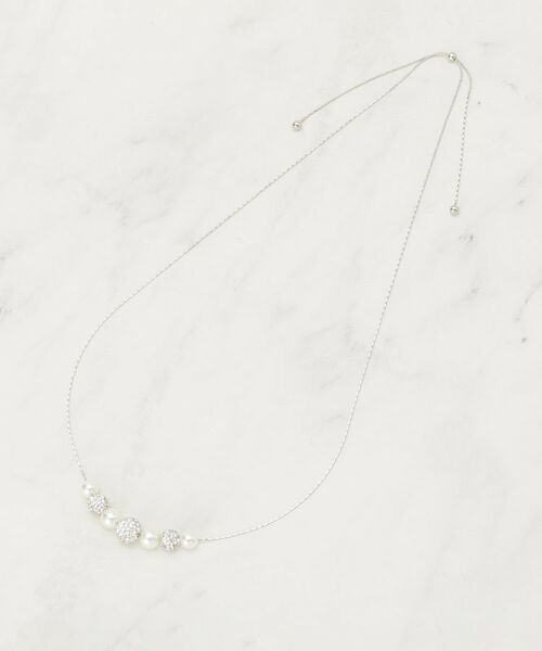 SHOO・LA・RUE / シューラルー ネックレス・ペンダント・チョーカー | 【セレモニー】ポイントパヴェショートネックレス | 詳細2