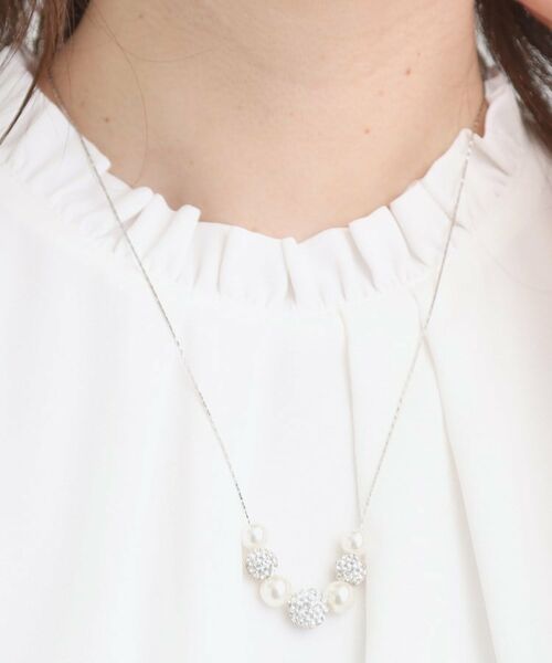 SHOO・LA・RUE / シューラルー ネックレス・ペンダント・チョーカー | 【セレモニー】ポイントパヴェショートネックレス | 詳細4