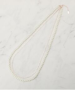 SHOO・LA・RUE / シューラルー ネックレス・ペンダント・チョーカー | 【セレモニー】2連ダイヤレーンロングネックレス