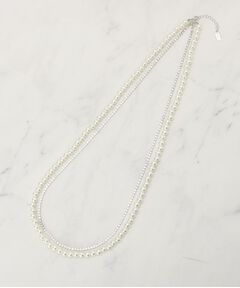 SHOO・LA・RUE / シューラルー ネックレス・ペンダント・チョーカー | 【セレモニー】2連ダイヤレーンロングネックレス