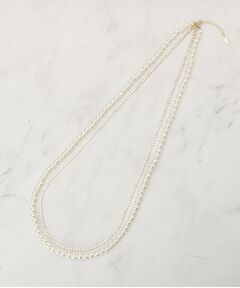 SHOO・LA・RUE / シューラルー ネックレス・ペンダント・チョーカー | 【セレモニー】2連ダイヤレーンロングネックレス