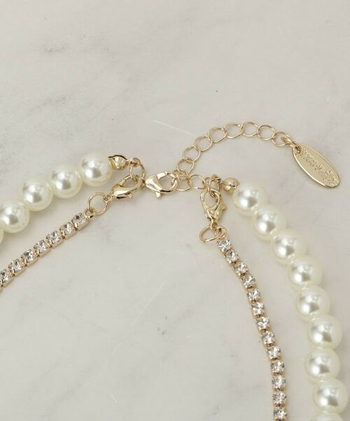 SHOO・LA・RUE / シューラルー ネックレス・ペンダント・チョーカー | 【セレモニー】2連ダイヤレーンロングネックレス | 詳細5