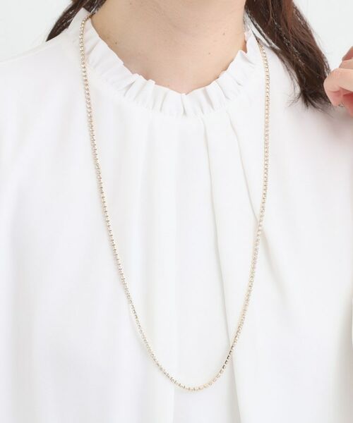 SHOO・LA・RUE / シューラルー ネックレス・ペンダント・チョーカー | 【セレモニー】2連ダイヤレーンロングネックレス | 詳細8