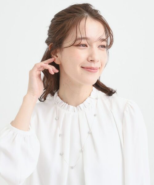 SHOO・LA・RUE / シューラルー ネックレス・ペンダント・チョーカー | 【セレモニー】とばしパヴェネックレス | 詳細5