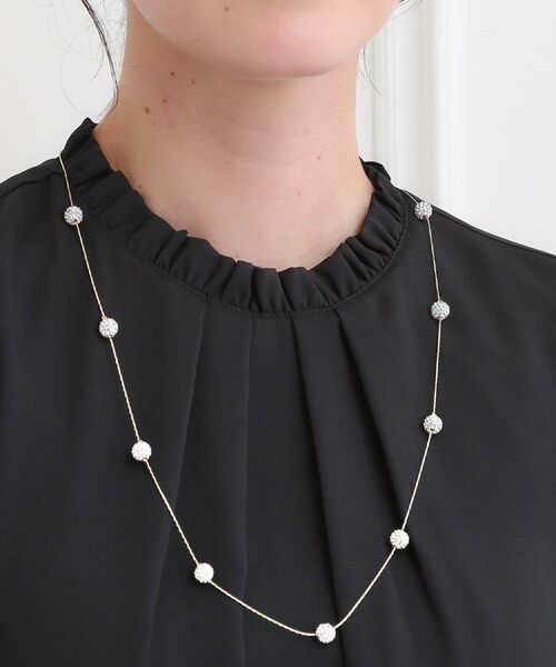 SHOO・LA・RUE / シューラルー ネックレス・ペンダント・チョーカー | 【セレモニー】とばしパヴェネックレス | 詳細6