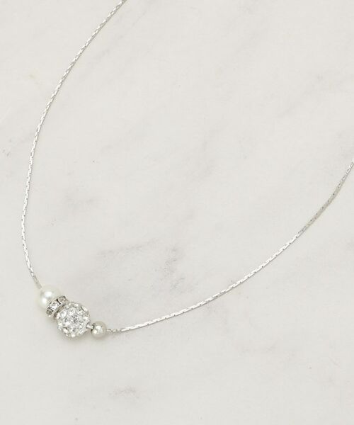 SHOO・LA・RUE / シューラルー ネックレス・ペンダント・チョーカー | 【セレモニー】ロンデルパヴェショートネックレス | 詳細1
