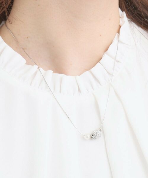 SHOO・LA・RUE / シューラルー ネックレス・ペンダント・チョーカー | 【セレモニー】ロンデルパヴェショートネックレス | 詳細4