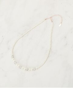 SHOO・LA・RUE / シューラルー ネックレス・ペンダント・チョーカー | 【セレモニー】パヴェ＆パール調ショートネックレス