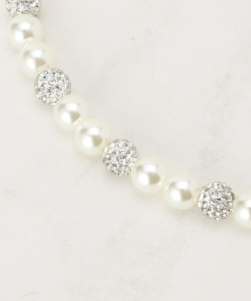 SHOO・LA・RUE / シューラルー ネックレス・ペンダント・チョーカー | 【セレモニー】パヴェ＆パール調ショートネックレス | 詳細2