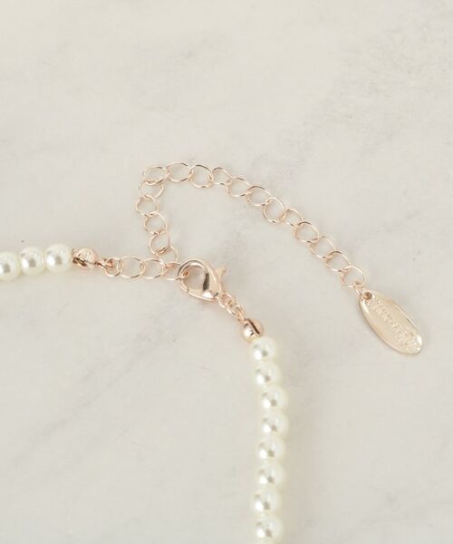 SHOO・LA・RUE / シューラルー ネックレス・ペンダント・チョーカー | 【セレモニー】パヴェ＆パール調ショートネックレス | 詳細3