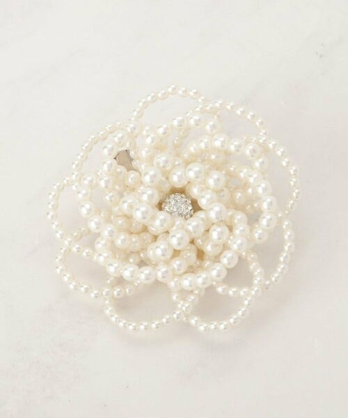SHOO・LA・RUE/シューラルー 【セレモニー】パール調コサージュ アイボリー(004) 00 SHOO・LA・RUE/シューラルー 【セレモニー】パール調コサージュ アイボリー(004) 00