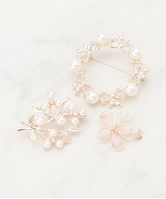 SHOO・LA・RUE / シューラルー ブローチ・コサージュ | 【セレモニー】3点セットブローチ