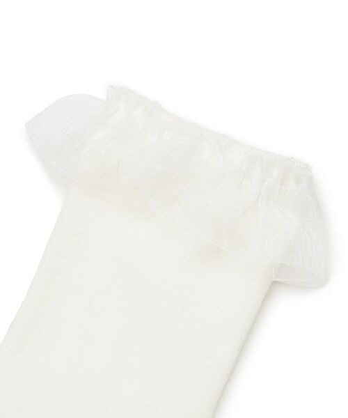 SHOO・LA・RUE / シューラルー ソックス | 【セレモニー】オーガンジーレースハイソックス | 詳細3