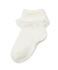 SHOO・LA・RUE / シューラルー ソックス | 【セレモニー】折り返しレースクルー丈ソックス