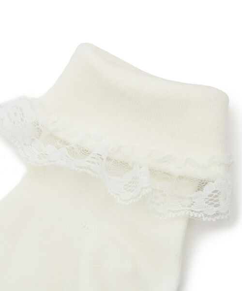 SHOO・LA・RUE / シューラルー ソックス | 【セレモニー】折り返しレースクルー丈ソックス | 詳細2