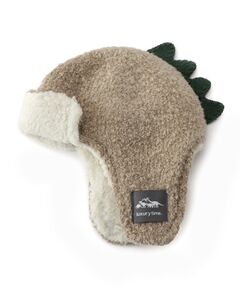 SHOO・LA・RUE / シューラルー ニットキャップ | 恐竜なりきり耳あて付きニット帽子