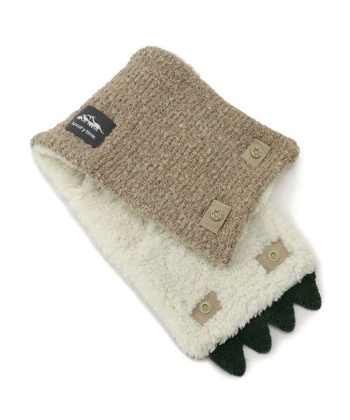 SHOO・LA・RUE / シューラルー ネックウォーマー・イヤーマフ | 恐竜なりきりネックウォーマー | 詳細3