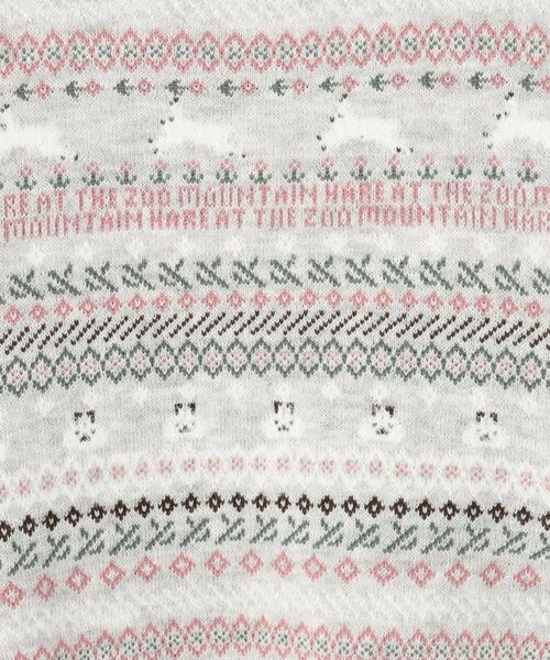 SHOO・LA・RUE / シューラルー ニット・セーター | 【旭山動物園応援商品】ノルディック柄 モールニット | 詳細7