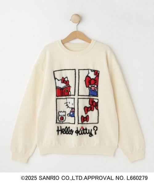 SHOO・LA・RUE / シューラルー ニット・セーター | 【HELLO KITTYコラボ】スウェットライクニット | 詳細1