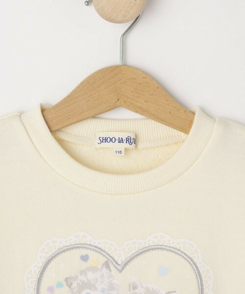 SHOO・LA・RUE / シューラルー スウェット | 【100-150cm】オーガンジーモチーフスウェット | 詳細3