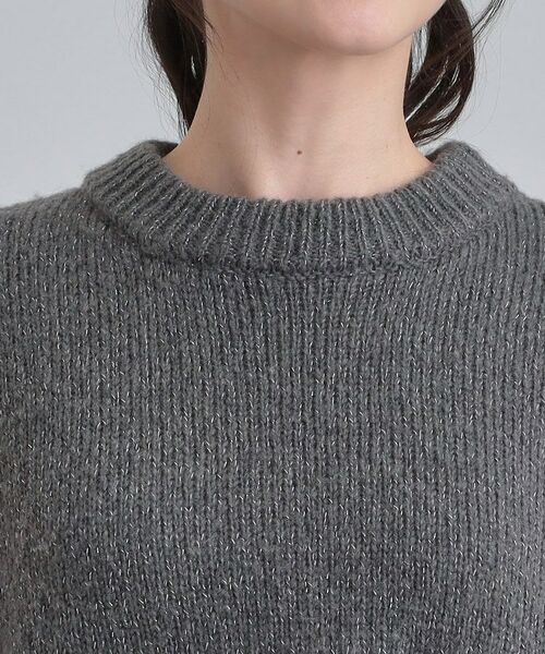 SHOO・LA・RUE / シューラルー ニット・セーター | 【S-LL】インせず着られる 裾レースラメニット | 詳細16