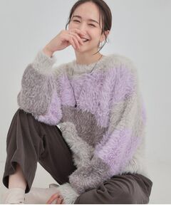 SHOO・LA・RUE / シューラルー ニット・セーター | 選べる4柄 ふわふわロングフェザーニット