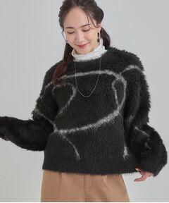 SHOO・LA・RUE / シューラルー ニット・セーター | 選べる4柄 ふわふわロングフェザーニット