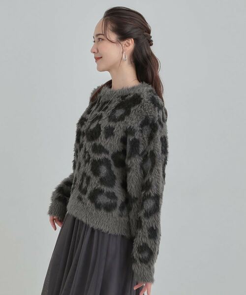 SHOO・LA・RUE / シューラルー ニット・セーター | 【選べる4柄】 ふわふわ ロングフェザーニット | 詳細10