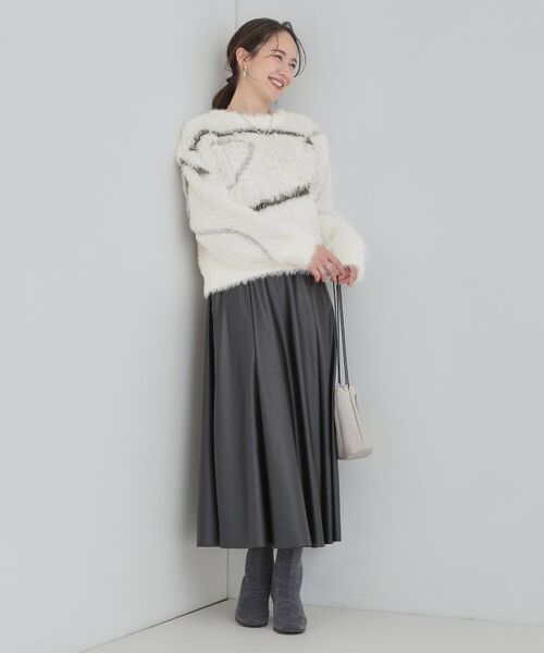 SHOO・LA・RUE / シューラルー ニット・セーター | 【選べる4柄】 ふわふわ ロングフェザーニット | 詳細3