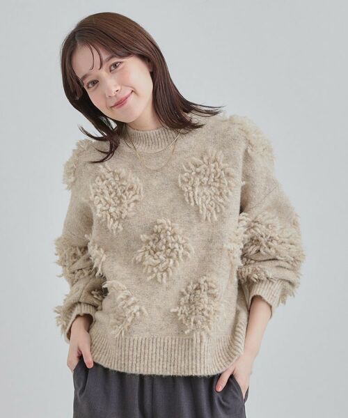 SHOO・LA・RUE / シューラルー ニット・セーター | ループデザインニット | 詳細1