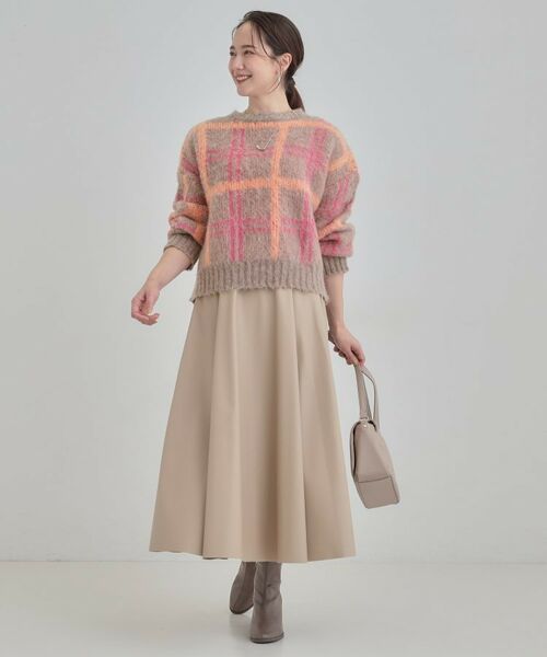 SHOO・LA・RUE / シューラルー ニット・セーター | 【S-LL】チェック柄ふわふわニット | 詳細11