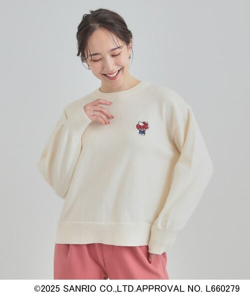 SHOO・LA・RUE / シューラルー ニット・セーター | 【HELLO KITTY コラボ】スウェットライクニット | 詳細1