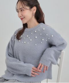 SHOO・LA・RUE / シューラルー ニット・セーター | 大人きらめく ふわふわパール調ニット