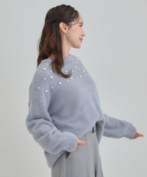 SHOO・LA・RUE / シューラルー ニット・セーター | 大人きらめく ふわふわパール調ニット | 詳細10