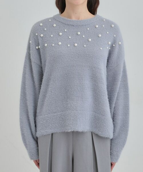 SHOO・LA・RUE / シューラルー ニット・セーター | 大人きらめく ふわふわパール調ニット | 詳細13