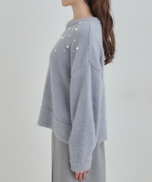 SHOO・LA・RUE / シューラルー ニット・セーター | 大人きらめく ふわふわパール調ニット | 詳細14
